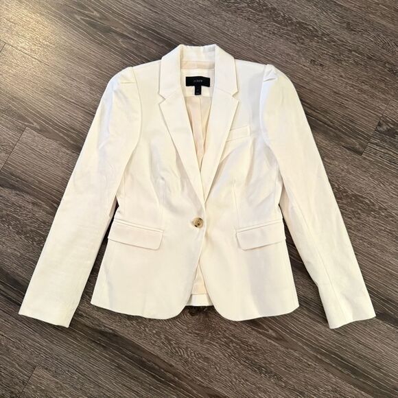 J. Crew Puff Shoulder Blazer - Picture 1 of 6